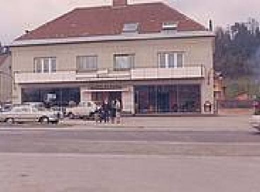 Alte Zentrale der Firma Plankenauer in der Friesacherstraße – historische Aufnahme.